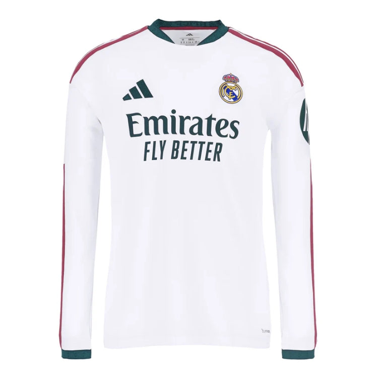 Adidas Real Madrid Home Long Sleeve 26/27 Fanatic Version